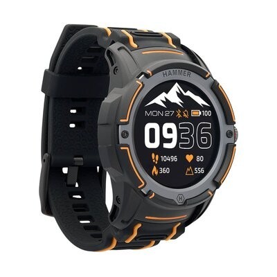 Watch Plus Czarny Smartwatch GPS HAMMER
