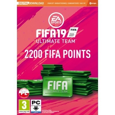 Fifa 19 Ultimate Team 2200 FIFA Points Karta pre-paid ELECTRONIC ARTS