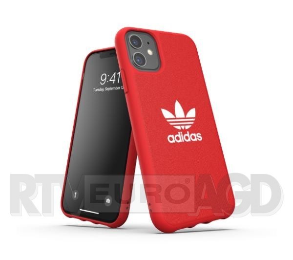 Adidas Moulded Case Canvas iPhone 11 (czerwony)