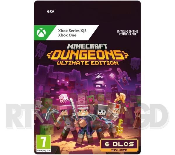 Minecraft Dungeons - Edycja Ultimate [kod aktywacyjny] Gra na Xbox Series X/S i Xbox One