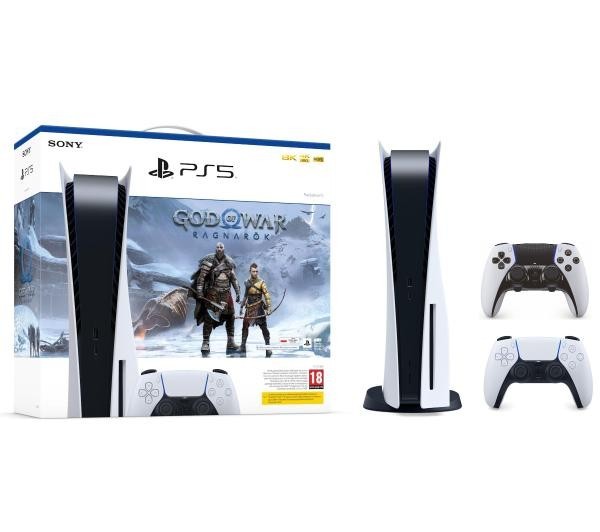 Sony PlayStation 5 (PS5) + God of War Ragnarok + dodatkowy pad DualSense Edge