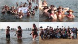 Dzień Kobiet 2024 i morsowanie w stylu country na plaży w Choceniu. Zdjęcia, wideo