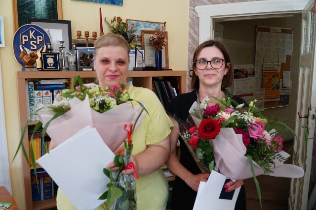 Małgorzata Wołoszyńska i Angelika Andrzejewska zostały odznaczone Srebrną Odznaką PKPS.