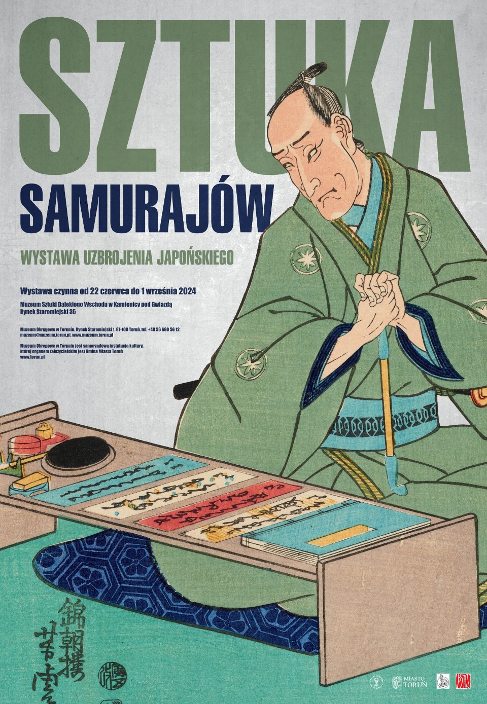Sztuka samurajów. Wystawa uzbrojenia japońskiego. proj. K....