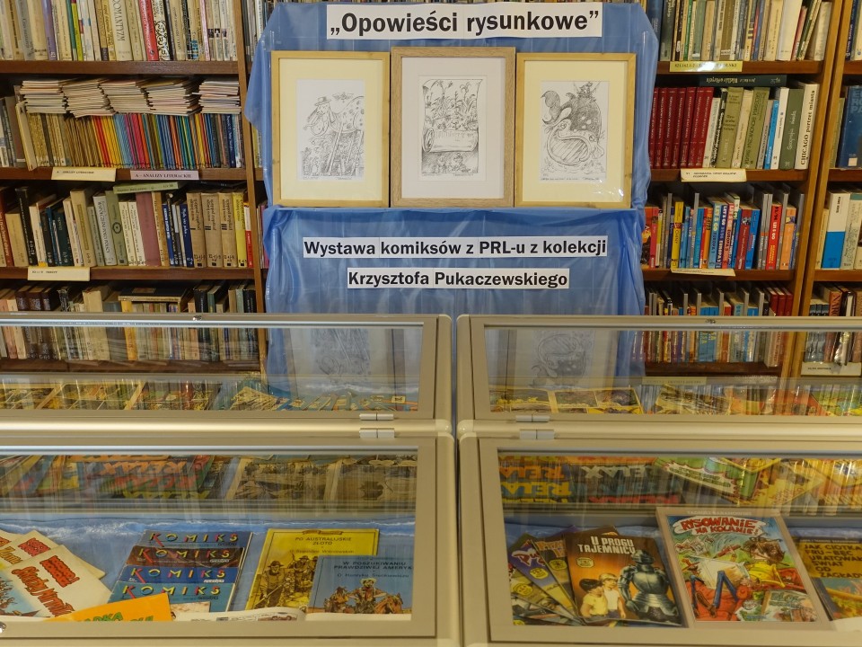 "Opowieści rysunkowe" - na wystawę zaprasza Miejska Biblioteka Publiczna