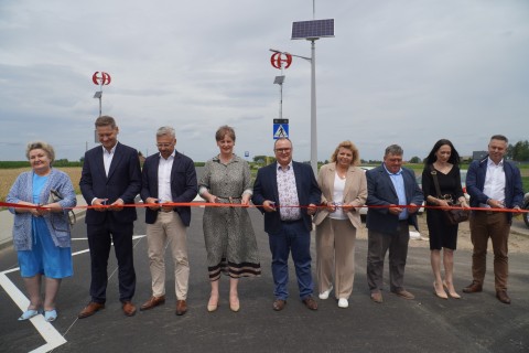 Droga z Wąpielska do Radzik Dużych oficjalnie otwarta