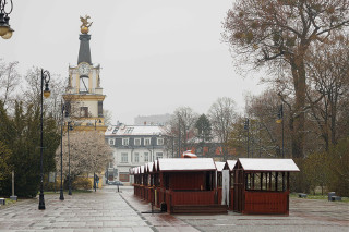 Śnieg spadł w Białymstoku