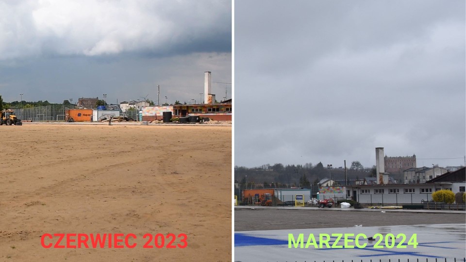 Tak postępuje modernizacja stadionu w Golubiu-Dobrzyniu -...