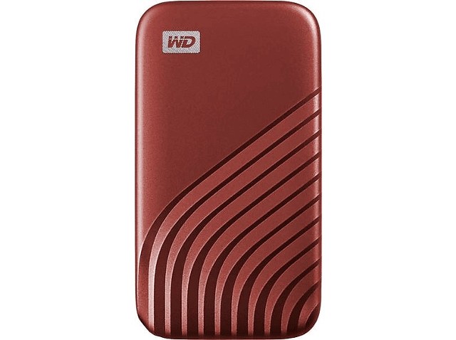 Zewnętrzny dysk WD My Passport SSD 1TB Czerwony WDBAGF0010BRD-WESN