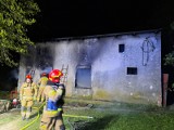 Trzy osoby z gminy Stolno straciły dom w wyniku pożaru. Zdjęcia