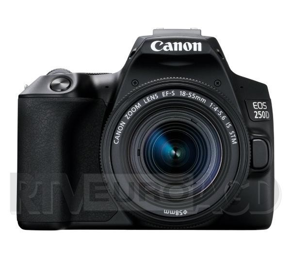 Canon EOS 250D + obiektyw EF-S 18-55mm IS STM (czarny)