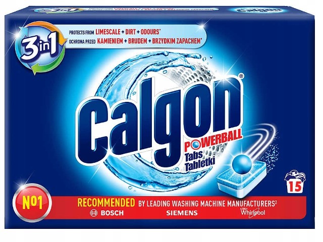Calgon 3w1 Tabletki Odkamieniacz do Pralki 15 szt