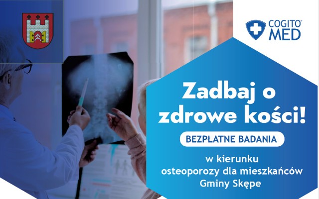 Bezpłatne badaniach profilaktycznych w kierunku osteoporozy dla mieszkańców gminy Skępe.