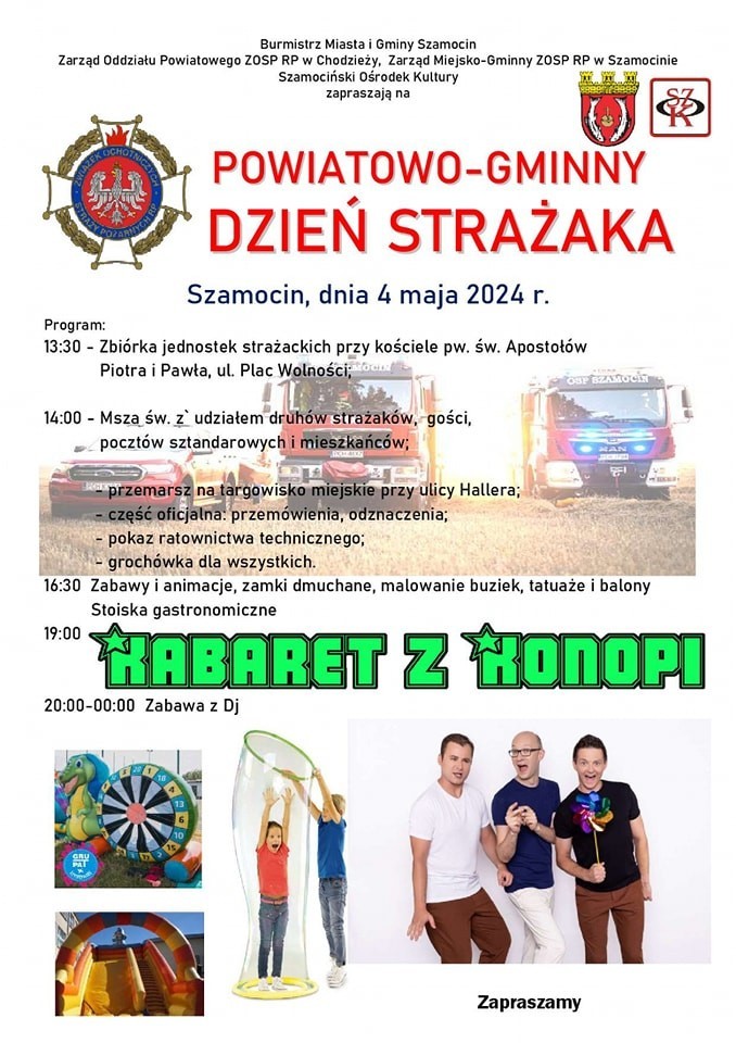 Powiatowo-Gminny Dzień Strażaka w Szamocinie4 maja, o...