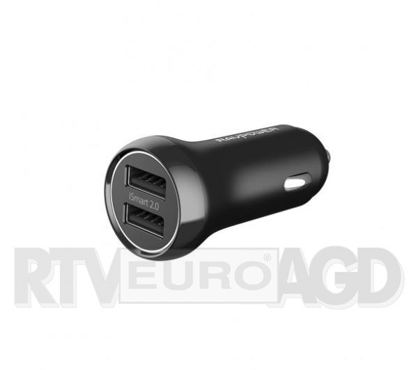RAVPower RP-PC086 2x USB 2.4A LED (czarny)