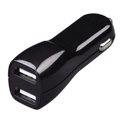 2x USB 2.1A Czarny Ładowarka samochodowa HAMA