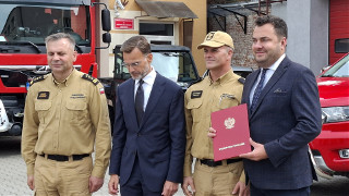 Pieniądze na obronę cywilną dla podlaskich jednostek PSP
