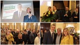 Wieczór wyborczy 2024 Krzysztofa Kukuckiego i Lewicy w Pałacu Bursztynowym we Włocławku. Zdjęcia, wideo