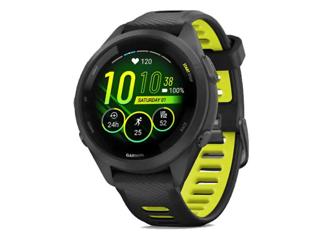 Smartwatch GARMIN Forerunner 265S Czarny-jaskrawożółty 010-02810-13