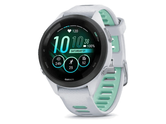 Smartwatch GARMIN Forerunner 265S Mleczny kwarc-miętowy 010-02810-14