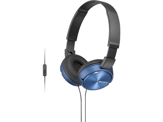 Słuchawki z mikrofonem SONY MDR-ZX310AP Niebieski