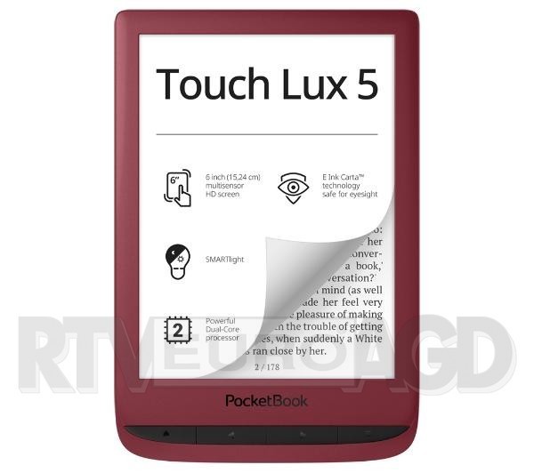 Pocketbook Touch Lux 5 (bordowy)