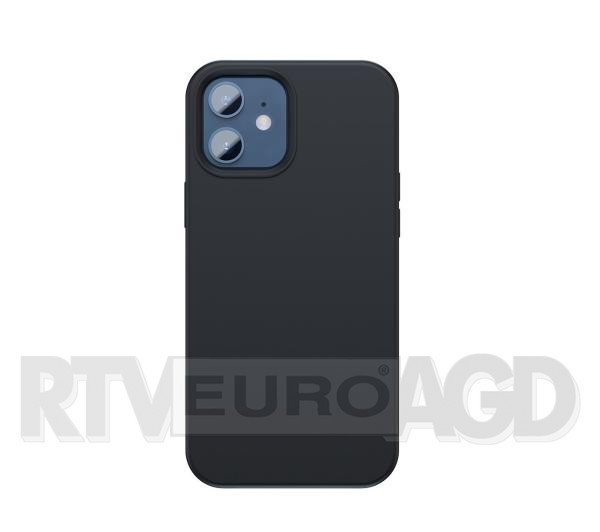 Baseus Liquid Silica Gel Magnetic Case iPhone 12 Pro Max (czarny)