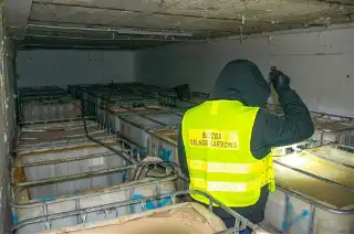 Gigantyczna bimbrownia zlikwidowana we wsi w gminie Mońki