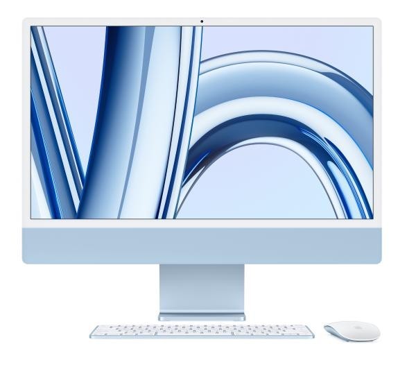 Apple iMac Retina 4.5K M3 MQRR3ZE/A - 23,5" - 8GB RAM - 512GB - niebieski