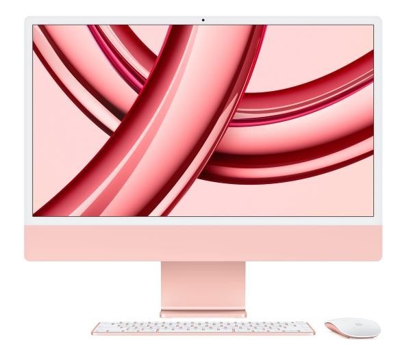 Apple iMac Retina 4.5K M3 - 23,5" - 8GB RAM -  256GB - różowy
