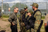 Prezydent RP na Podlasiu. Andrzej Duda pożegnał się z obrońcami granicy