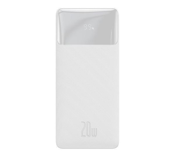 Baseus PPDML-M02 Bipow 20000mAh, 2xUSB, USB-C, 20W (biały)