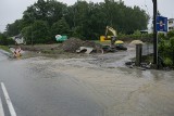 Bielsko-Biała pod wodą. Zalane ulice i posesje, podtopione samochody, ogłoszono alarm przeciwpowodziowy - WIDEO
