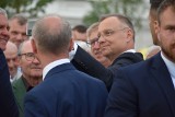 Prezydent, Andrzej Duda, odwiedził Wągrowiec. Spotkanie z głową państwa odbyło się na Rynku.