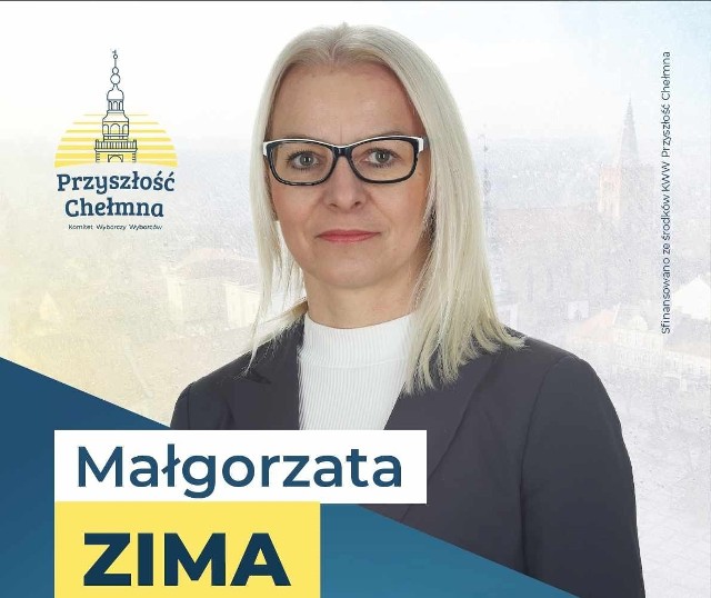 Małgorzata Zima jest pierwszą w historii Chełmna, która dostanie się do Rady Miasta w drodze losowania
