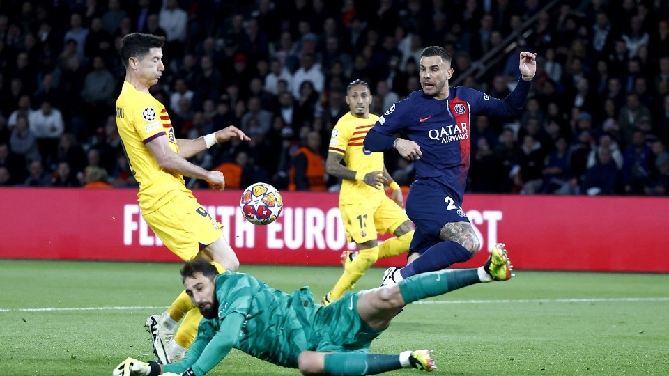 Mecz PSG - Barcelona w ćwierćfinale Ligi Mistrzów