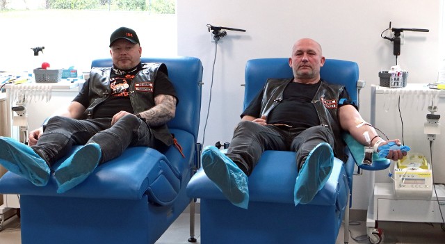 Po raz szesnasty w Grudziądzu motocykliści zorganizowali akcję krwiodawstwa "Motoserce"