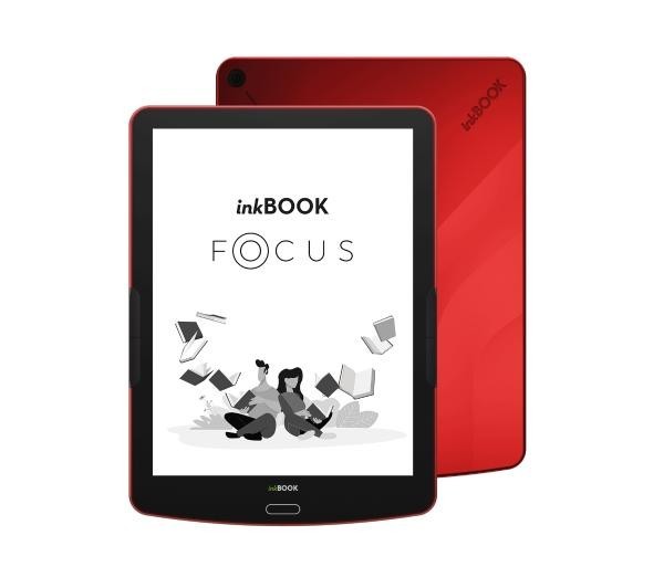 inkBOOK Focus - 7,8" - 16GB -WiFi - czerwony + etui