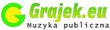 Logo firmy Grajek.eu - muzyka publiczna bez opłat OZZ (ZAIKS, StoArt, itd.)