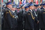 Druhowie uczcili 150-lecie istnienia OSP w Koninie. Uroczystość przed ratuszem [FOTO]