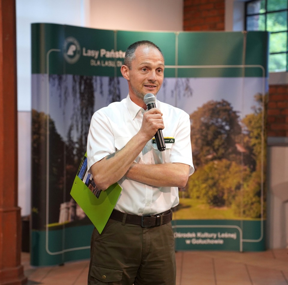 Adam Kozyra, dyrektor Ośrodka Kultury Leśnej w Gołuchowie