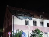 Pożar na Jagiellońskiej we Włocławku. Dwie osoby trafiły do szpitala. Zdjęcia