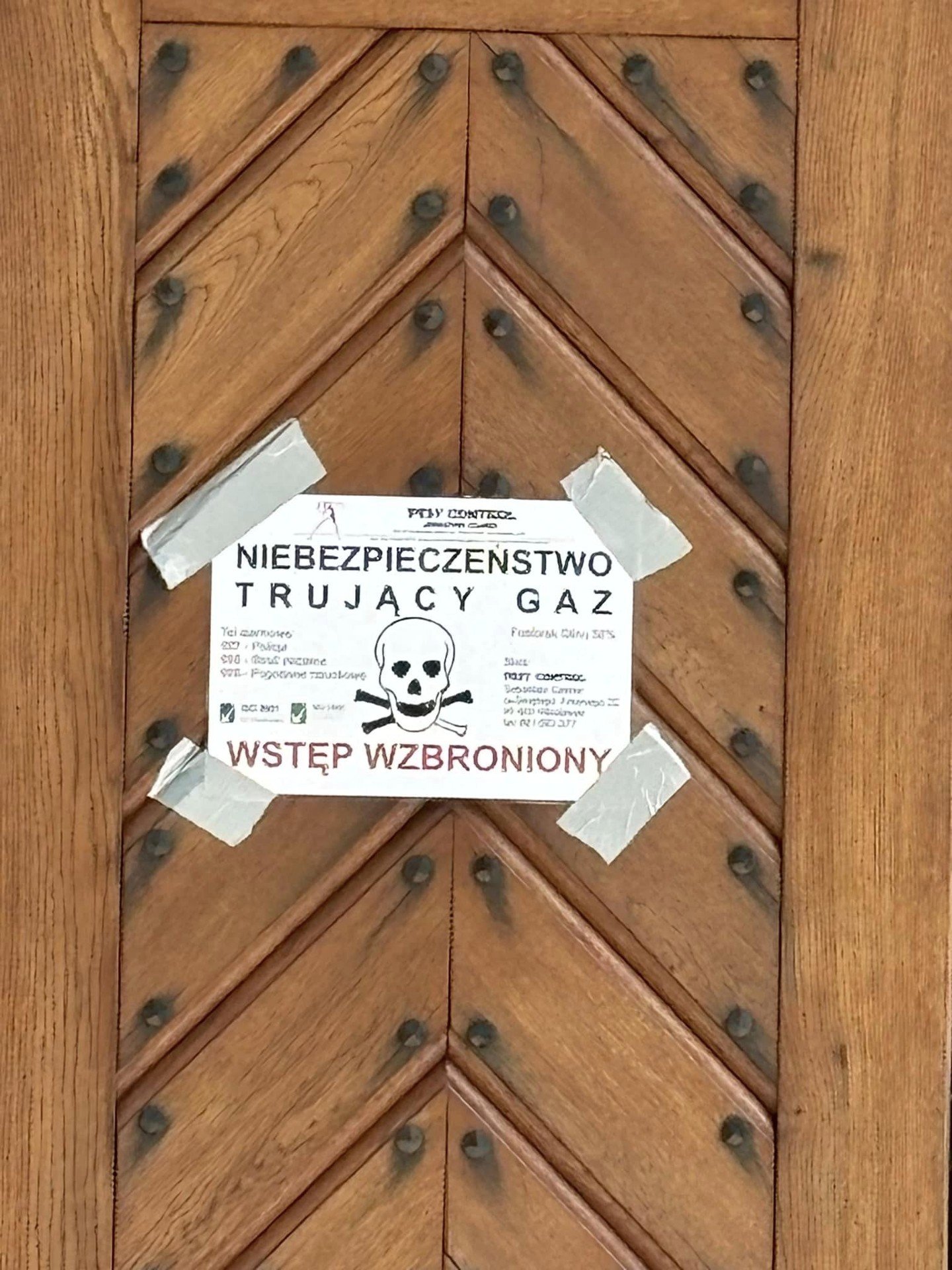 Trujący gaz. Zakaz wstępu na teren kościoła w gminie Bądkowo