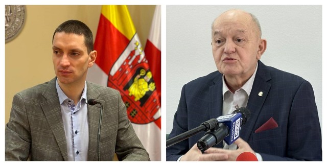 Paweł Napolski, kandydat na radnego (od lewej) spotkał się w sądzie z Markiem Nowakiem, kandydatem na prezydenta Grudziądza. Proces miał tryb wyborczy. Kto wygrał?