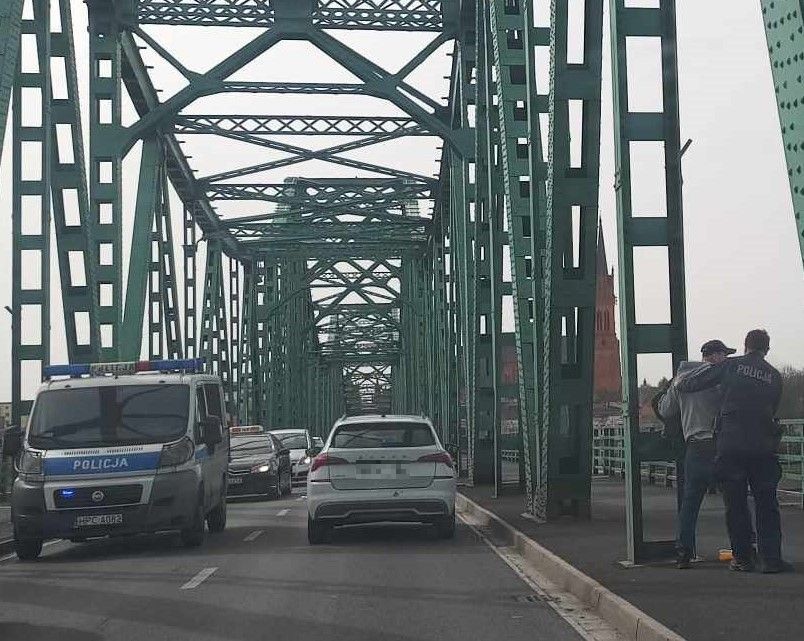Incydent na moście we Włocławku