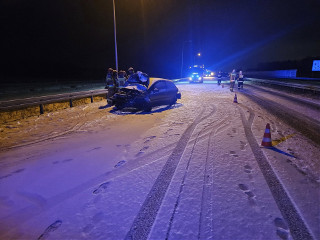 Kolizja na S8 w Rzędzianach