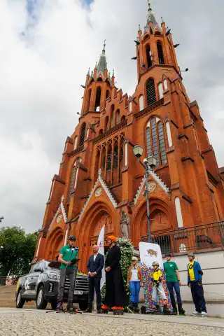 Konferencja zapowiadająca pierwszą Podlaską Pielgrzymkę Rolkową