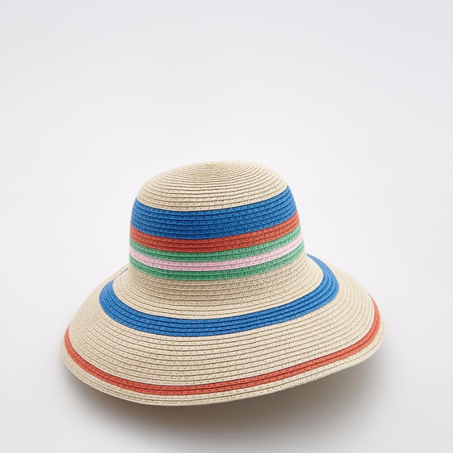 Reserved - Pleciony kapelusz - Wielobarwny