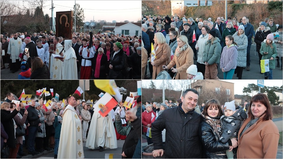 Tak było podczas powitania Ikony Jasnogórskiej w parafii NMP...