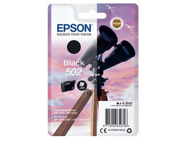 Wkład atramentowy EPSON 502 Czarny